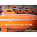 FRP 30 persons lifeboat marine freefall lifeboat solas totally enclosed life boat solas